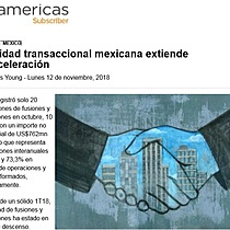 Actividadtransaccionalmexicanaextiende desaceleracin